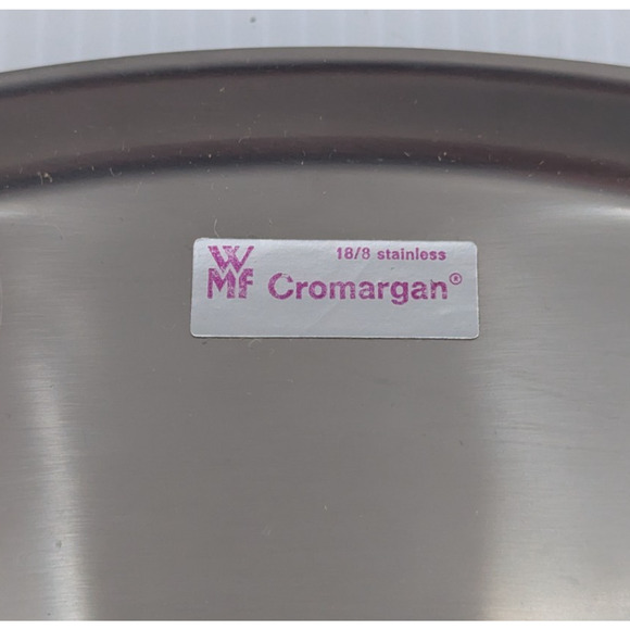 WMF Cromargan Germany 18/8 Stainless Serving Dish Tray Oval Modern Vintage - Picture 2 of 8
